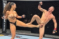 Women crushing testicles